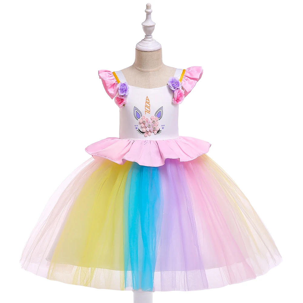 Colorful Unicorn Party Dress | Unilovers