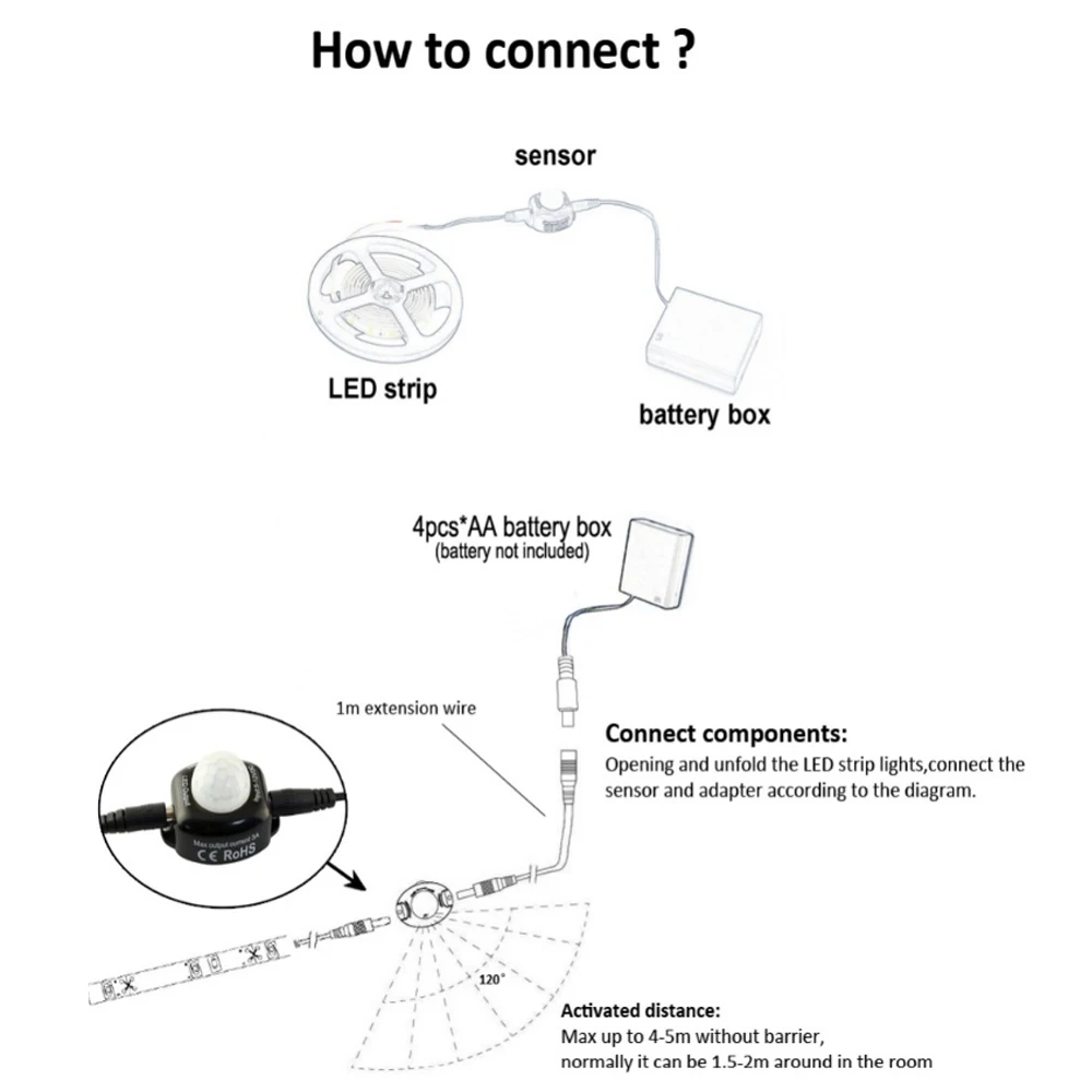 sensor switch led