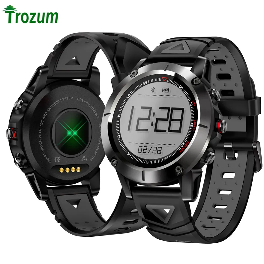 

G01 GPS Smart Watch Men IP68 Waterproof Heart Rate Monitor Blood Oxygen Blood Pressure Bracelet Watch Sports Compass Smartwatch