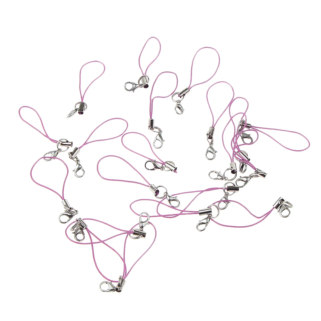 20pcs Universal Strap Lanyard For CellPhone Camera Keychain Pendant DIY Rope Handmade Jewelry Accessories DIY Craft Supplies