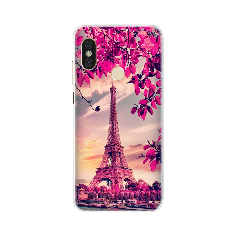 silicone case for Xiaomi MI A2 LITE Case Full Protection Soft tpu Back Cover Phone Case For Xiomi MI A2 LITE bumper Coque Cat 3