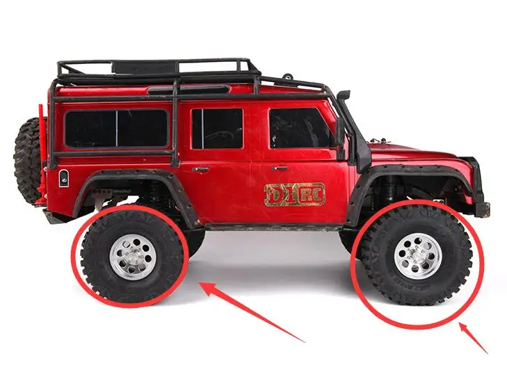 1 9 дюймовый обод/колесо шт. для 1/10 RC Cralwer Tamiya RC01 CCO1 YJ Wranger Hilux AXIAL SCX10 TF2 D90 D110 90027 CROSS PG4