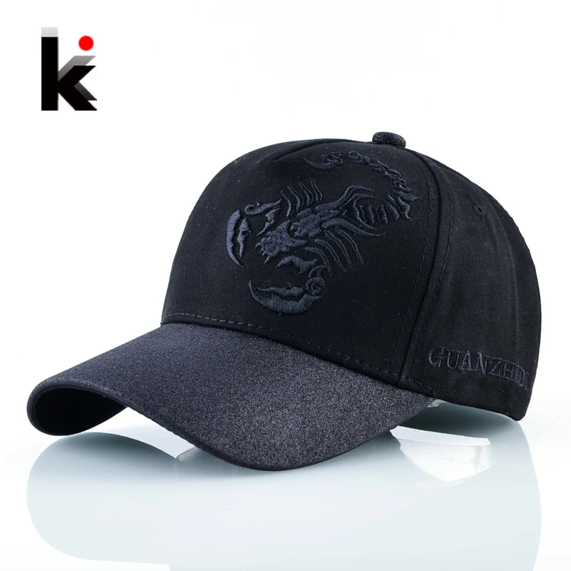 

Snapback Baseball Cap Women Scorpion Embroidery Hip Hop Bones Shinning Visor Kpop Caps Men Flashing Trucker Hat Casquette Homme