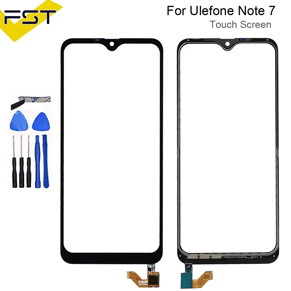 

6.1'' Black For Ulefone Note 7/ S11 Touch Panel Touch Screen Digitizer Sensor Replacement Touch Glass Lens+Tools