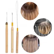 5 шт./компл. деревянная ручка крючком, спицами волосы удлинитель для ресниц Аксессуары для париков