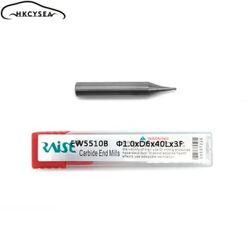 

HKCYSEA 1.0mm 1.5mm 2.0mm 2.5mm Carbide Roughing End Mills Milling Cutter Tools