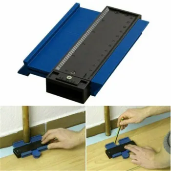 

Plastic Profile Copy Contour Gauge Standard Pipe Tile Wood Marking Winding Pipe Tiling Laminate Tool Measure Ruler