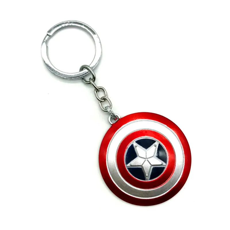 

New The Avengers Captain America keychain marvel Superhero Carol Danvers keyring men women fashion jewelry