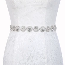 Inofinn Z07 Кристалл Свадебные аксессуары Атлас свадебное платье ремень свадебные ленты пояс Кушак Пояс для вечернего платья для выпускного вечера