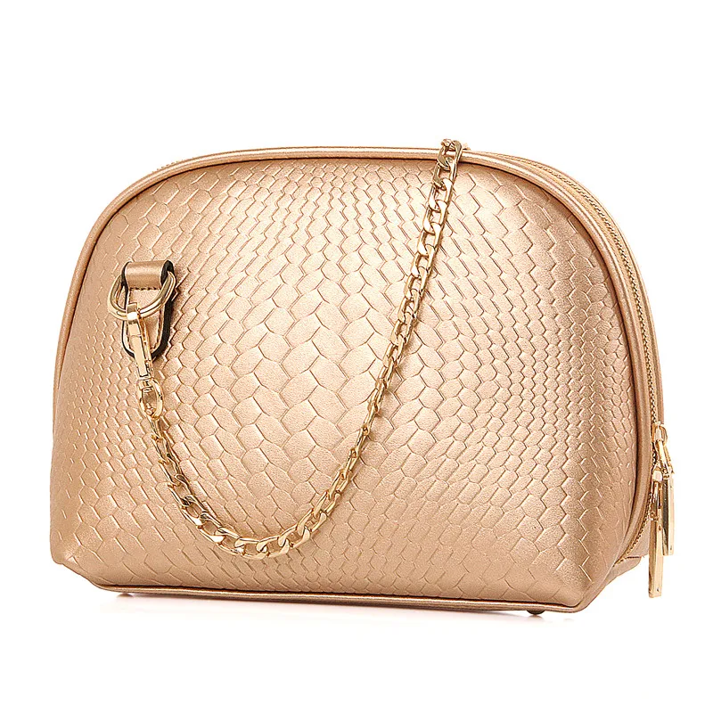 

Evening Clutch Bags Crossbody Bags for Women Purses and Handbags Shell Shoulder Bags Chains Fashion Serpentine Women Bag 2019