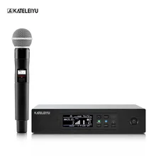 

Professional wireless QLXD4 microphone karaoke microphone studio microphone UHF stage singer performance high fidelity