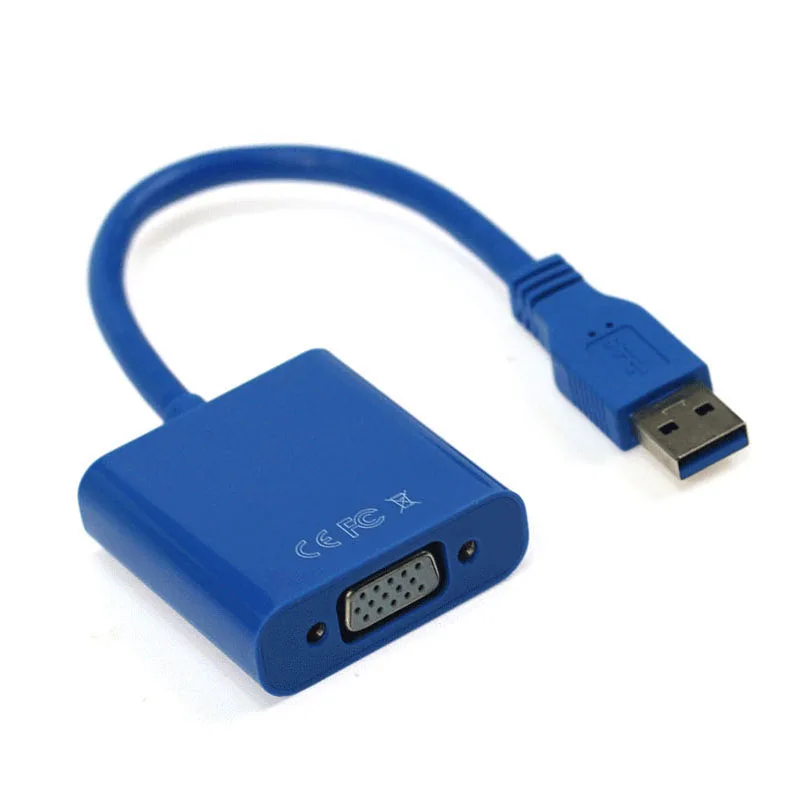 High Quality USB To VGA Converter Projector Usb 3.0 Vga Adapter External Display Multi Screen Transfer Line | Электроника