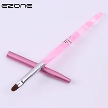 EZONE розовая пластиковая кисть для масла Кисти круглой формы кисти с колпачок для масляная акварельная картина детские подарки художественные инструменты