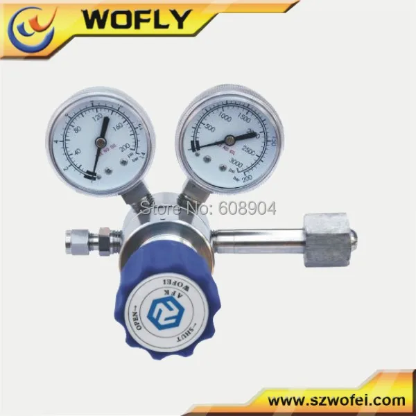 

input 206bar psi/bar gauge 316L SS oxygen ammonia NH3 gas pressure regulator