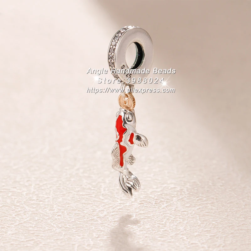 

2019 Release Asian Special Edition Good Fortune Koi Dangle With Enamel Charms Fits All European Pandora DIY Bracelets Necklaces