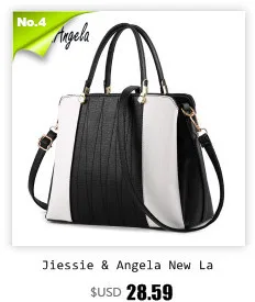 Jiessie&Angela New Famous Brand Women Bag Leather Fashion Lady's Tote Bag Tassel Handbag For Girls Vintage Shoulder Purse