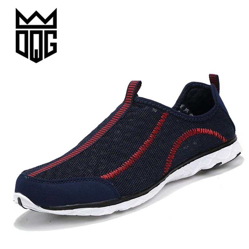 

DQG Cushioning Men's Running Shoes Breathable Mesh Men Sports Shoes Flat Jogging Runners Sneakers Outdoor Unisex Walking Shoes