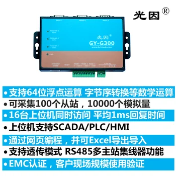 

Modbus intelligent gateway Modbus gateway MQTT gateway 3-way 232/485 serial port GY-G300