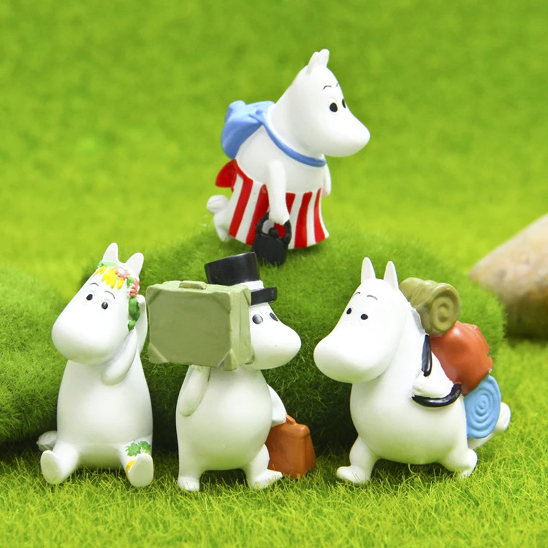 Goedkoop 1 stks Anima Leven Editie Hippos Figuur Resin Action Figure Tuin Landschap Decoratie Props Kinderen Speelgoed