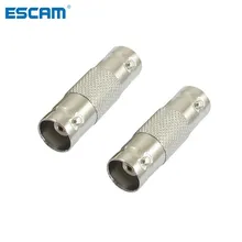 ESCAM 2 шт./лот BNC Женский встроенный соединитель коаксиальный разъем BNC удлинитель для камеры видеонаблюдения системы видеонаблюдения