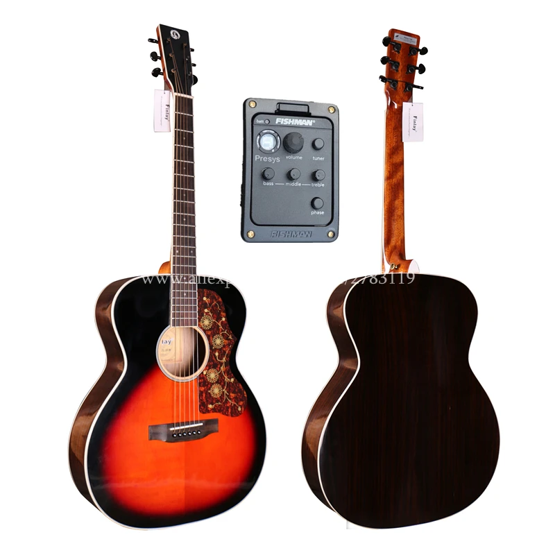 Solid Top Guitar With pickup,40