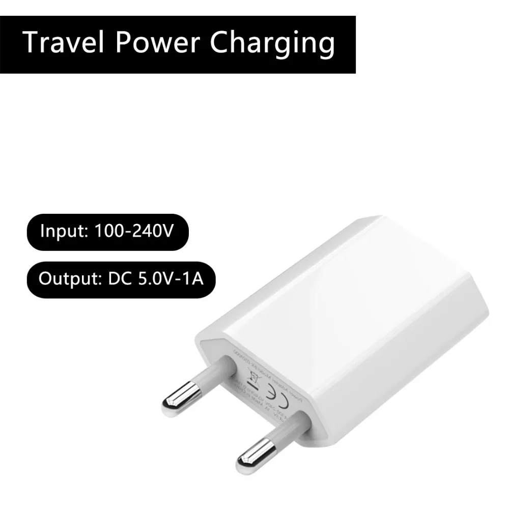 Etmakit Home Wall Charger Universal EU Plug USB Power Adapter Travel Power Charging Adapter For Apple iPhone