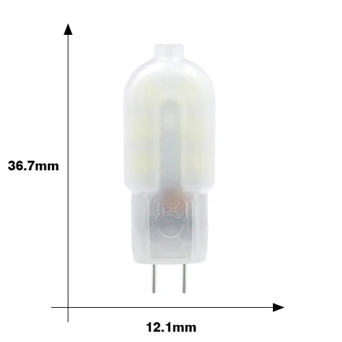 5 шт. YNL AC220V/DC12V Mini G4 Светодиодный светильник 2 Вт лампада светодиодный G4 лампа SMD2835 молочно-прозрачная крышка Замена галогенного G4 прожектора - Испускаемый цвет: Milky White