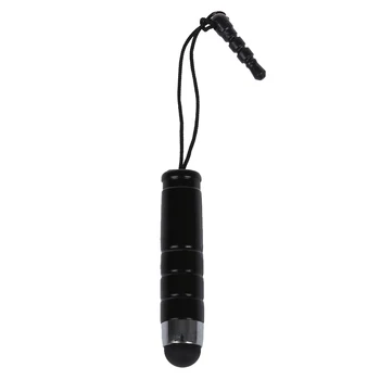 

Black 4 x Mini Stylus Touch Screen Pen With Anti-Dust Plug Attaches to 3.5mm headphone jack