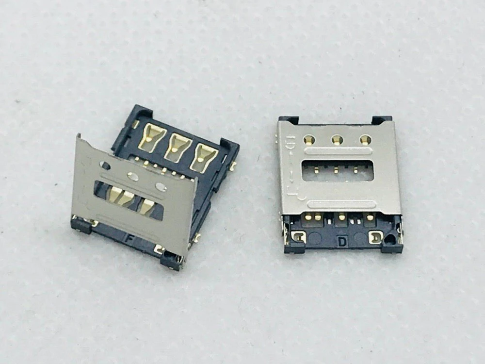 

Micro Nano SIM Flip 6PIN Card Socket Child Smart Watch Connector Slot Tray Holder Adapter FFC FPC Smartphone Repair Accessory