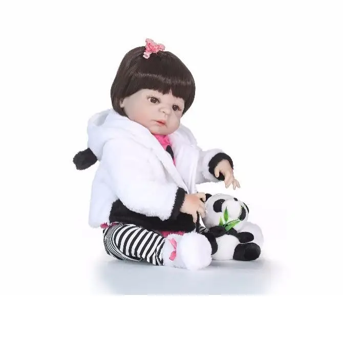 Unidoll baby reborn 22in vynil Реалистичная кукла reborn Реалистичная Девочка Малыш вечерние Дети Лето bebe reborn vinil силикон