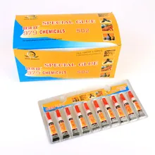 20Pcs Liquid Instant Strong Super Glue 502 Wood Leather Rubber Metal Cyanoacrylate Fabric Epoxy Resin Wood Touch Screen Adhesive