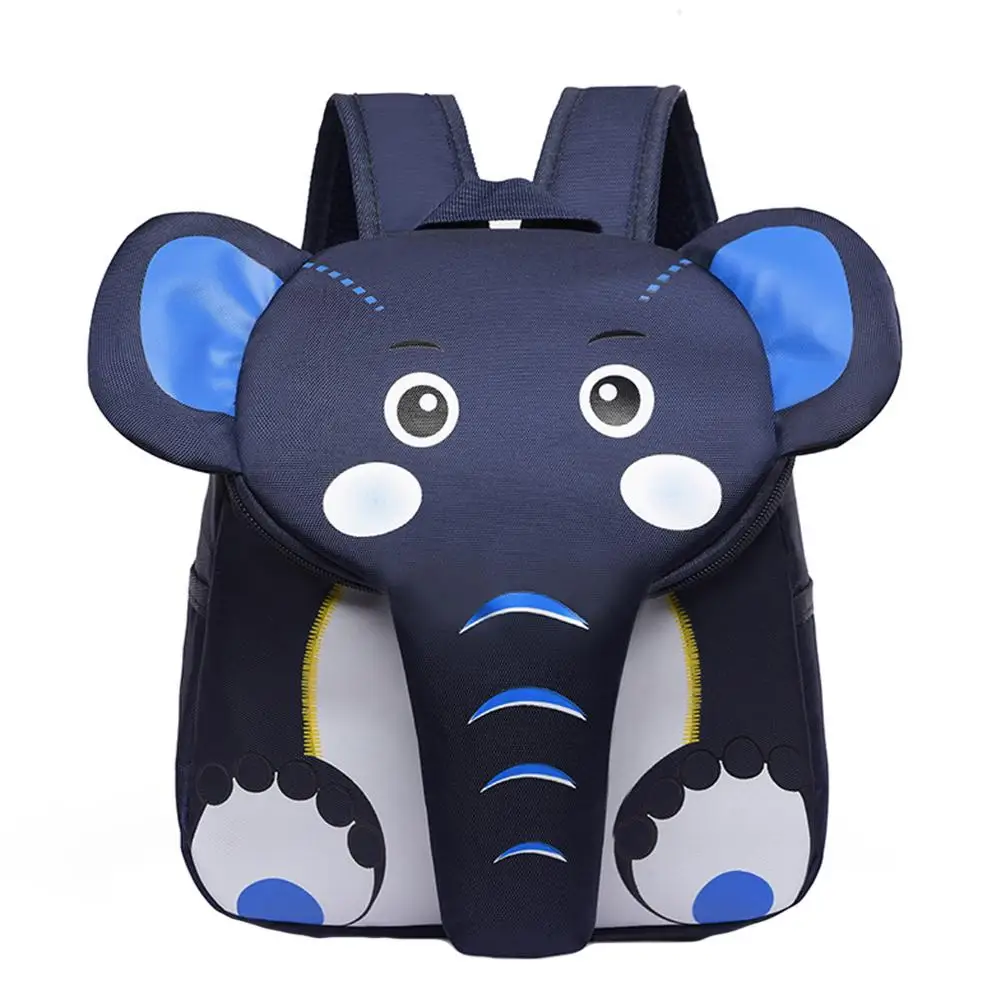 

Children’s Travel School Kawaii Cartoon Elephant Backpack Canvas Shoulder Bag