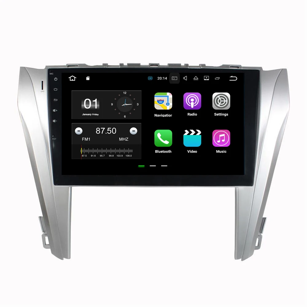 HD 1024x10 1 600 &quotчетырехъядерный Android 8.1.0 Автомобильный gps Мультимедиа для Toyota CAMRY