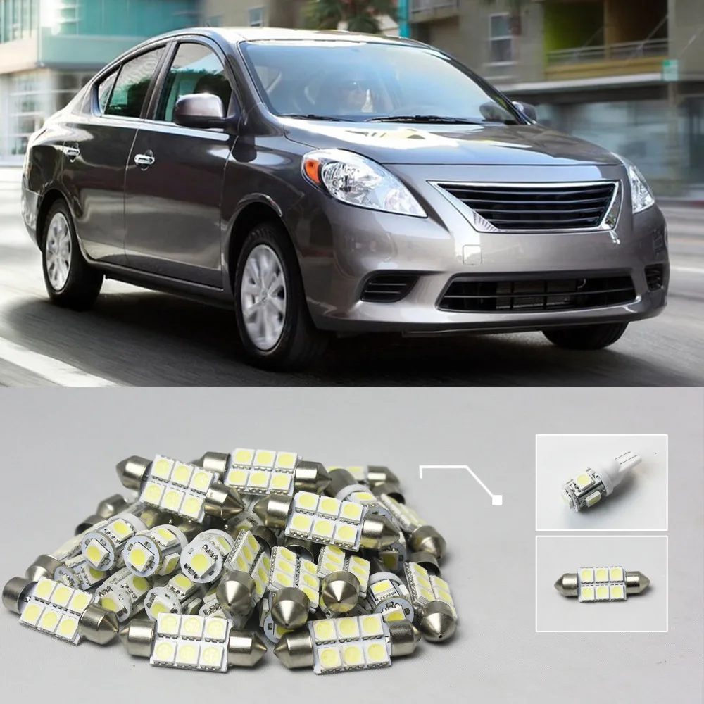 Car Styling Free Shipping!! 22 8x White LED Lights Interior Dome Map Reading Package Kit For