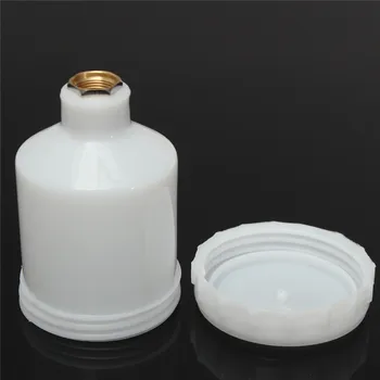 

120cc M14 Plastic Sprayer Cup Air Gravity Feed Spray Paint Pot Fastmover Thread Connector For Spray Gun Tools