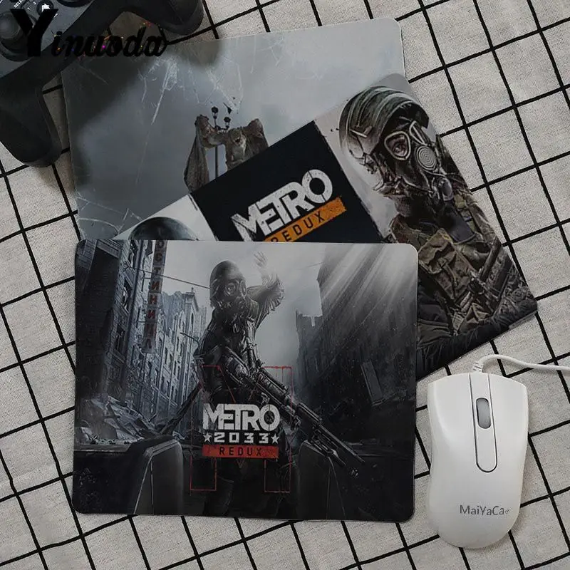 

Yinuoda New Metro 2033 Wallpaper Unique Desktop Pad Game gamer Mousepad Rubber PC Computer Gaming mousepad
