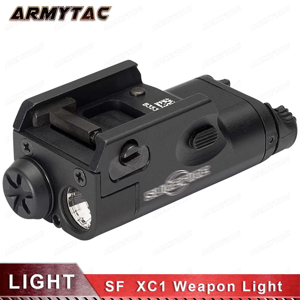 

ArmyTac XC1-A Ultra-Compact LED Handgun Light High Lumen Pistol Light Mini Airsoft Military Hunting Flashlight For GLOCK