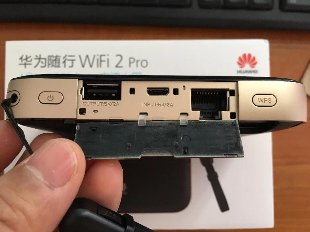 Разблокированный huawei WiFi 2 Pro E5885 E5885Ls-93a беспроводной мобильный Карманный Wi-Fi маршрутизатор с портом Ethernet 6400 мАч банк питания NFC