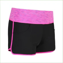 RS11 Для женщин спортивные Шорты тренажерный зал женщина эластичные штаны Фитнес бег женский Йога Spacedye Короткие штаны Training Шорты для женщин