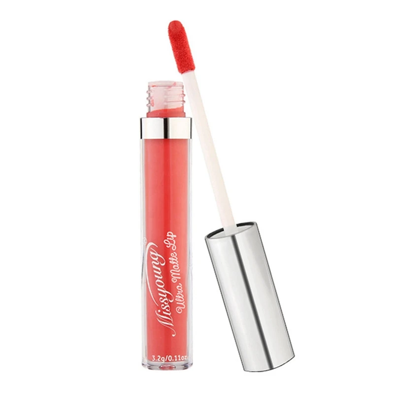 

Missyoung Liquid Lipstick Lip Gloss Moisturizer Velvet Lipstick Cosmetic Beauty Lip Makeup Matte