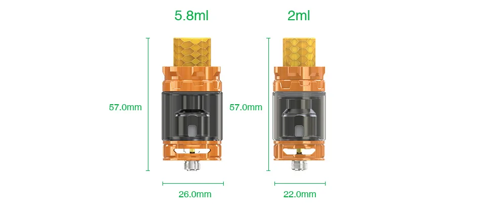 WISMEC Gnome King Subohm Tank 2ml/5.8ml