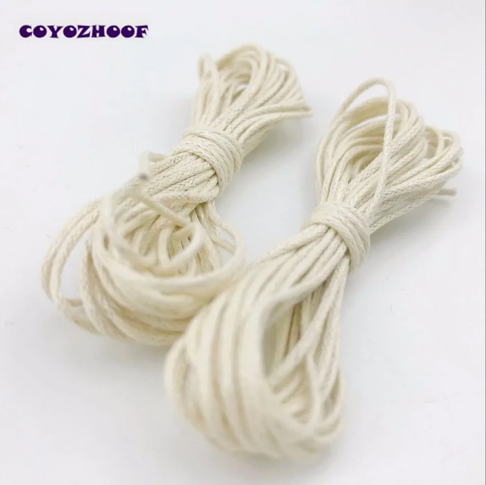 DIY 1mm Rope 15 Strands Waxed Cotton Cord String Thread Line 5 Meters