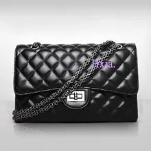 Livraison gratuite, 2016 nouveaux sacs à main, mode tendance messenger sacs, unique épaule rétro diamant treillis chaîne femmes sac.