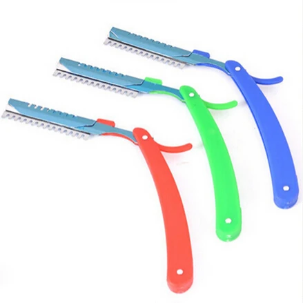 1Pcs Folding Knife Eyebrow Razor Frame Makeup Cosmetics Eyebrow Scissors Makeup Eyebrow Trimmer Eye Comestic Tool