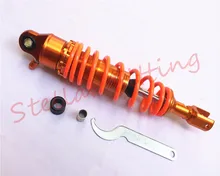 Suitable for: scooter motorcycle 50cc 100cc 125cc after shock absorber Gold + orange 1X1 320mm