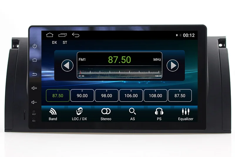 Discount 9" Screen Android 7.1 Car Radio for BMW E39 E53 X5 with Mirror Link No DVD iNAND 16G auto multimedia Stereo Navi BT wifi map 3