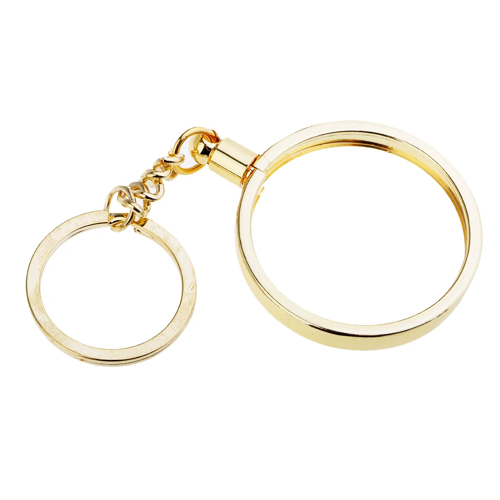 Antique Souvenir Coin Keychains Pendant Key Chain Keychain Commemorative Coin Key Ring Women Men Fans Gift  40mm
