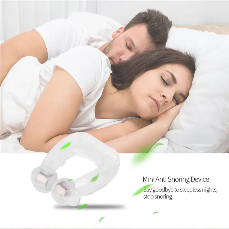 5 Pcs Mini Anti Snoring Nose Clip Anti Snore Nasal Dilator Magnetic Stop Snoring Nose Vent Device Night Sleeping Aids 35