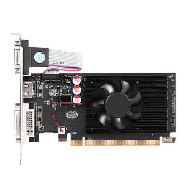 Cheap Veineda GPU Graphics Card Office Original Computer PCI Express Game Video Accessories 6450 2GB DDR3 HDMI