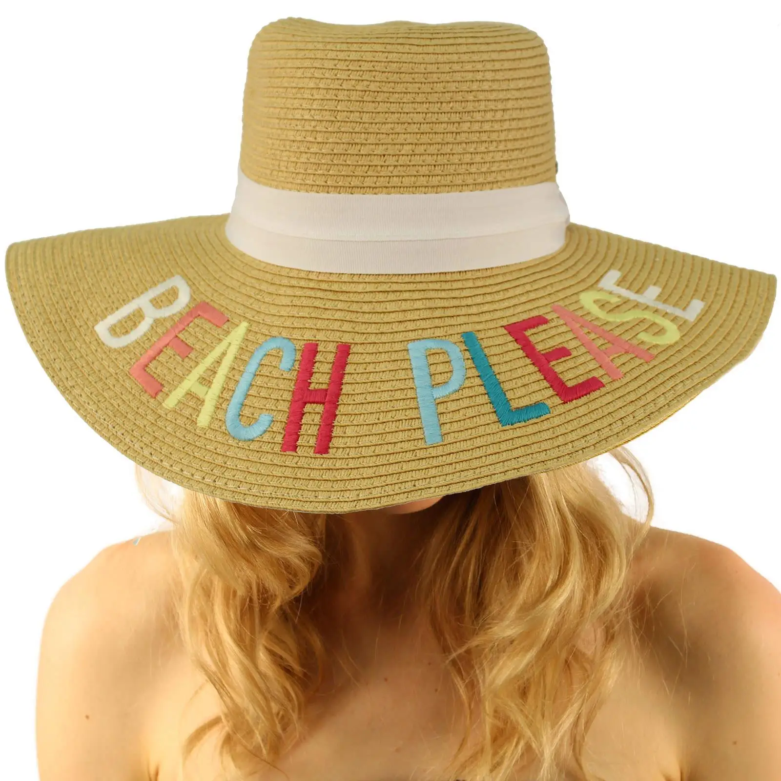 

Mrs Panama Hat Fedora Sun Hat flat brim Newly Engaged Gift Mrs Beach Hat Honeymoon Hat Personalized Bride Gift straw